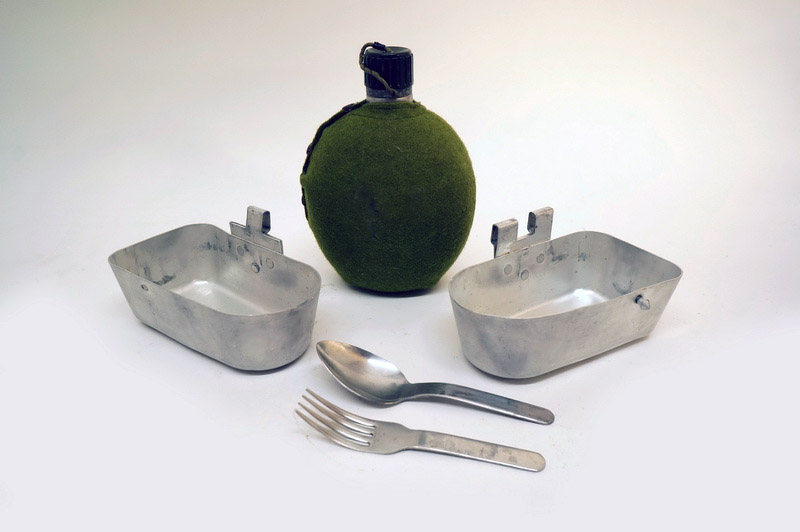 cantimplora platos cubiertos aluminio 22x15x10 1u